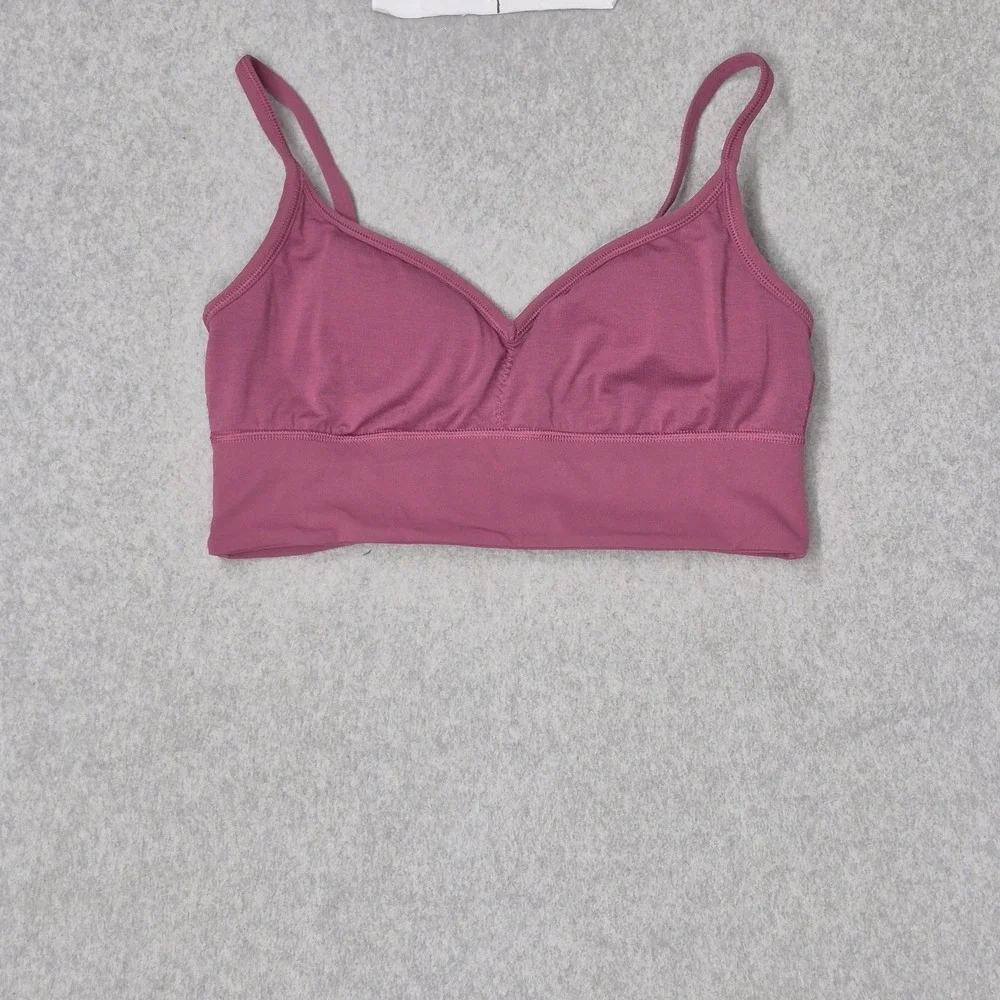 Lululemon Women Bra 10 Purple Align Sweetheart Bralette Wireless
